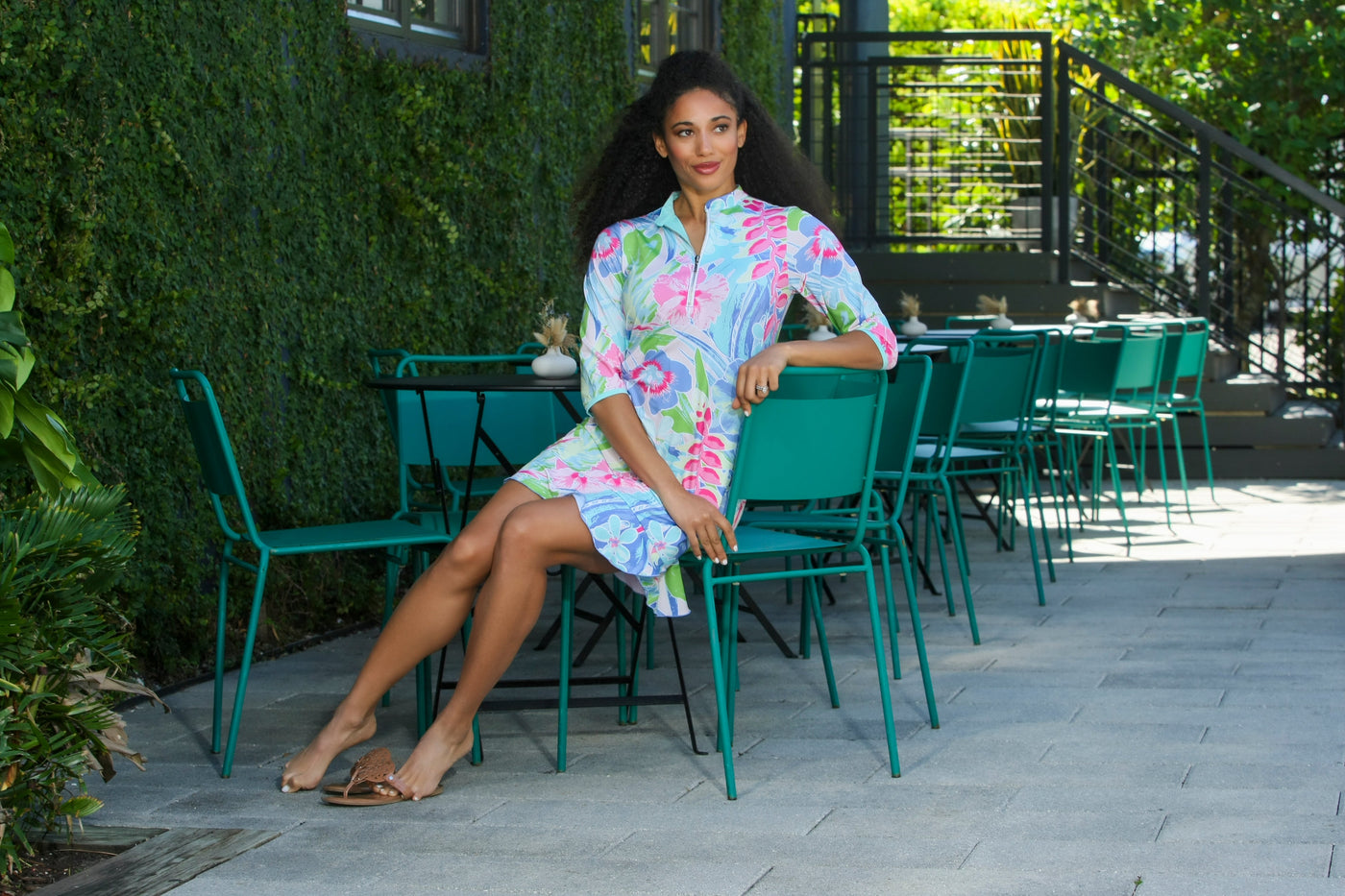 light pink midi dress L'Agence Mitzy Linen Midi Dress In Icy Lilac