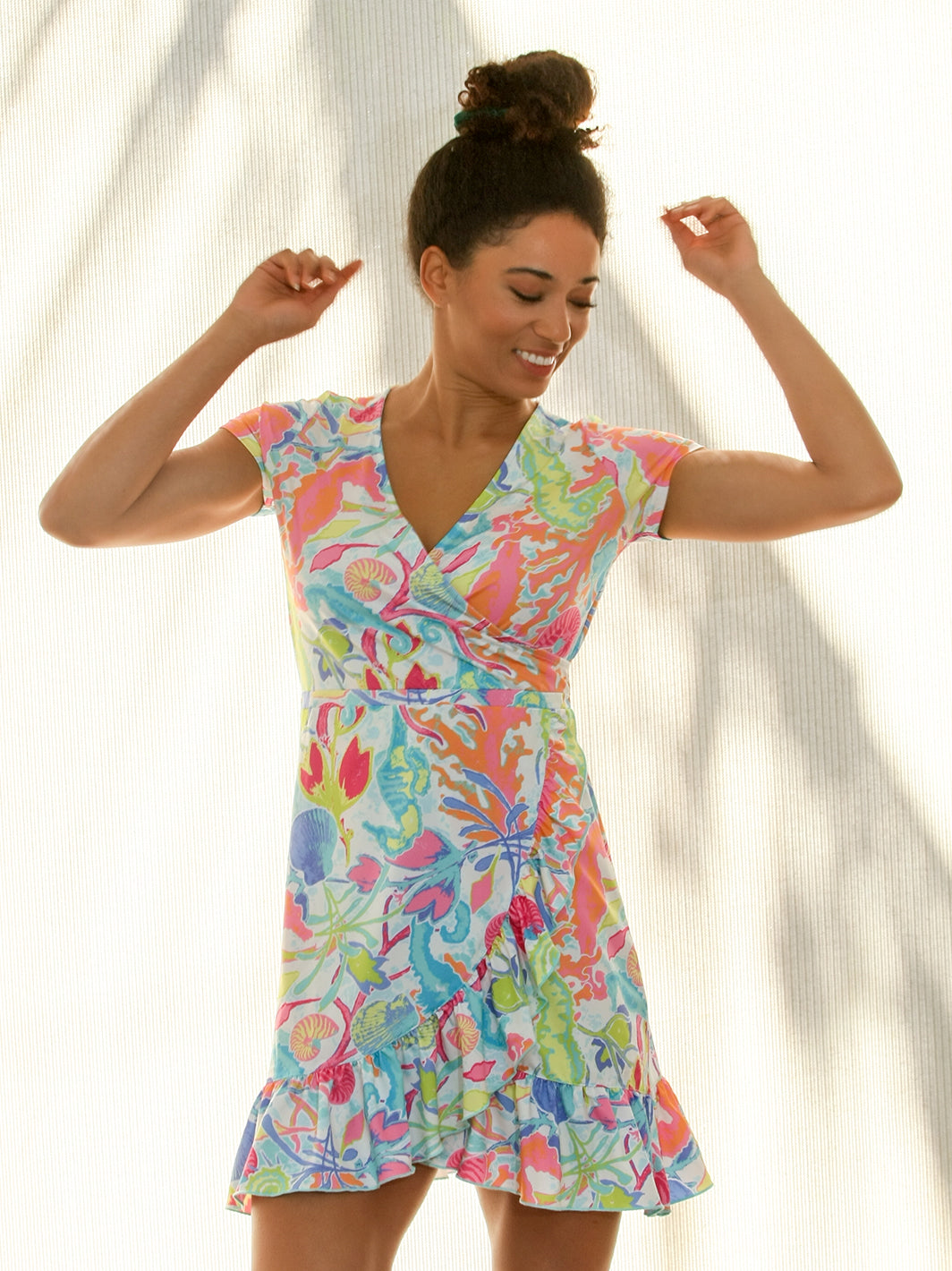 Cathryn Patchwork Crochet Dress in Blue – Annie Finch Boutique, image size:1064x1420