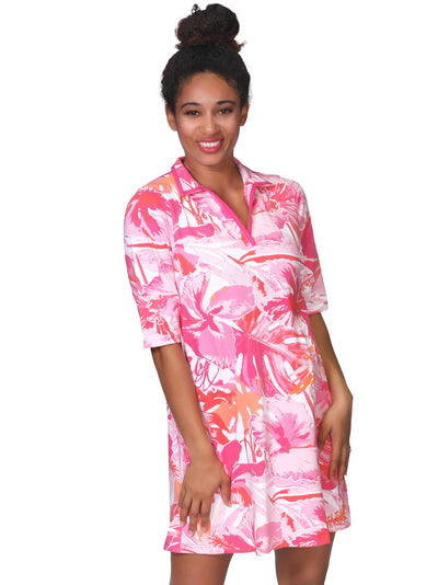 AnaClare 3/4 Sleeve Dresses | Women's Printed Cotton Dresses AnaClare 3/4 Sleeve Dresses | Women's Printed Cotton Dresses
