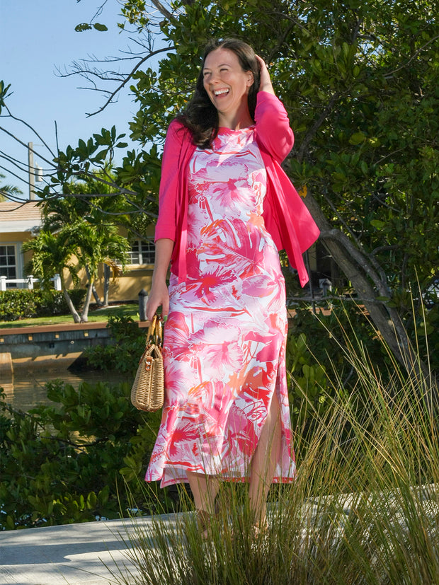 Emilee Maxi Shift Dress Tropics