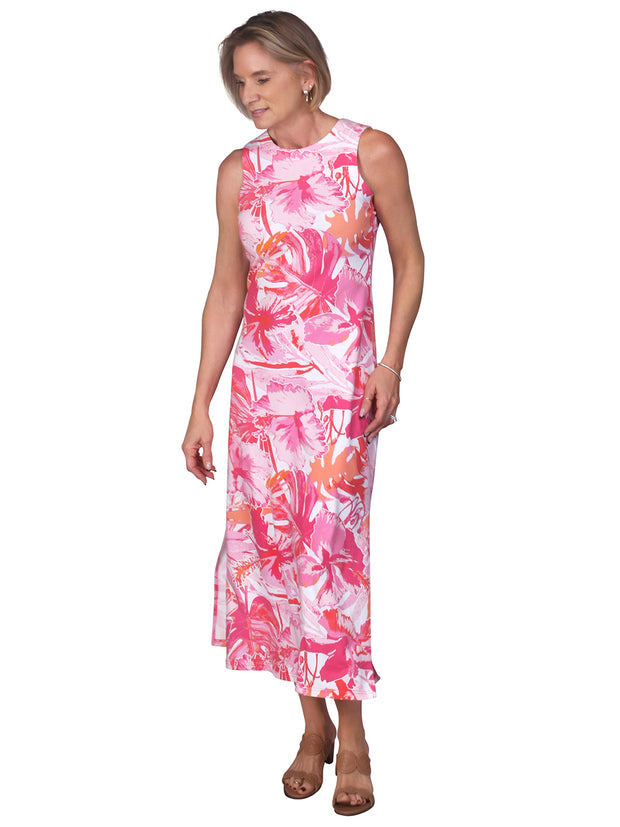 Emilee Maxi Shift Dress Tropics