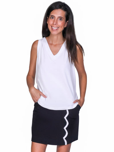 Kitty Tank Top White