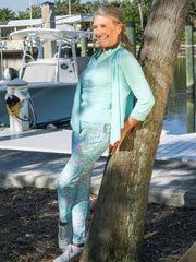 Zoe 3 Way Wrap Aqua