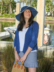 Zoe 3 Way Wrap Navy