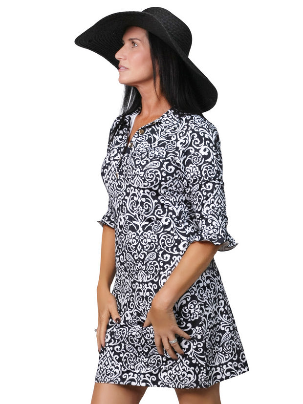 Marin Flounce Polo Dress Billie
