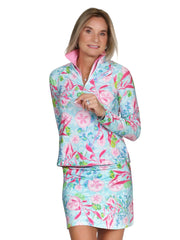 Riley Half Zip Top Oceanus