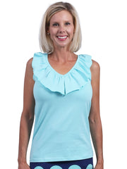 Baylor Solid Sleeveless Top